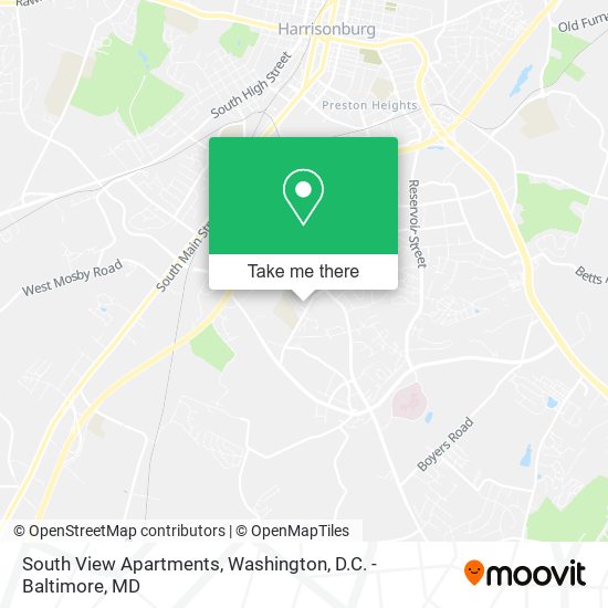 South View Apartments map