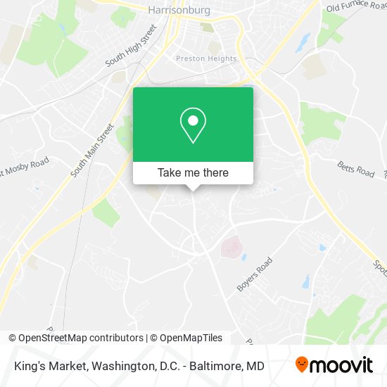 King's Market map