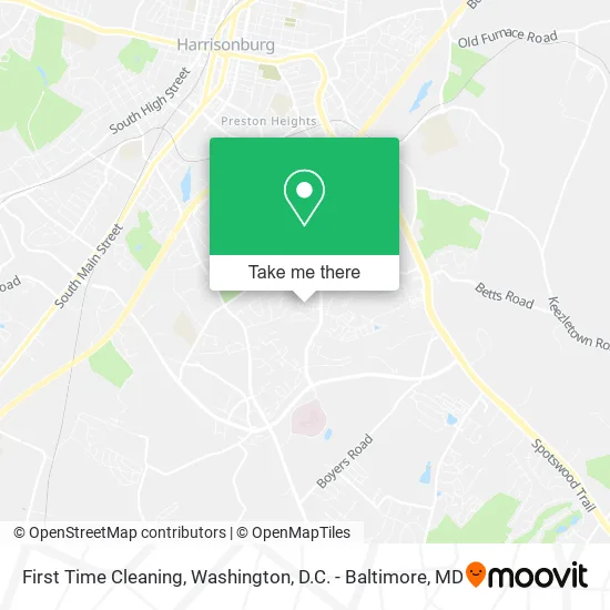 First Time Cleaning map