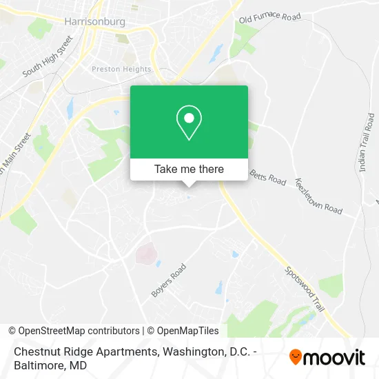 Chestnut Ridge Apartments map