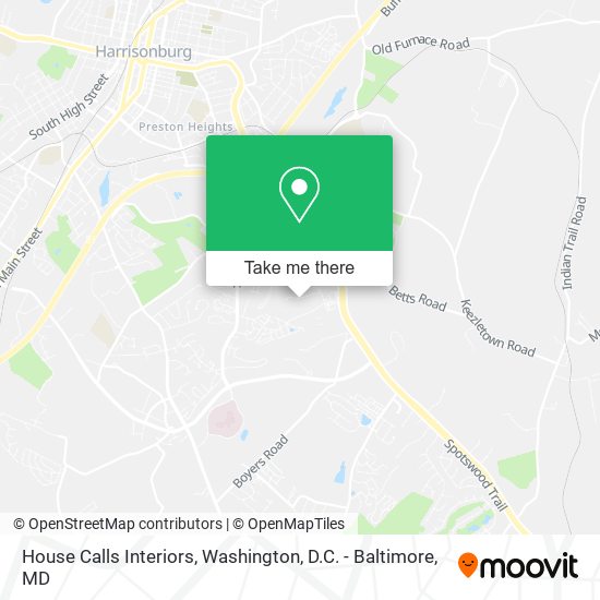 House Calls Interiors map