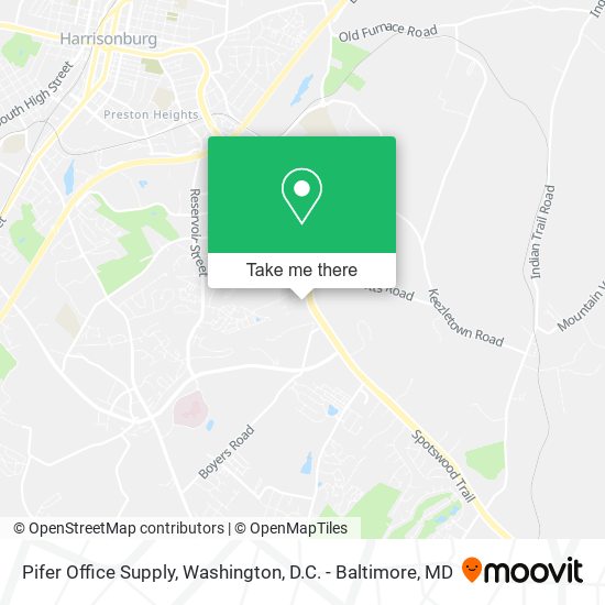 Mapa de Pifer Office Supply