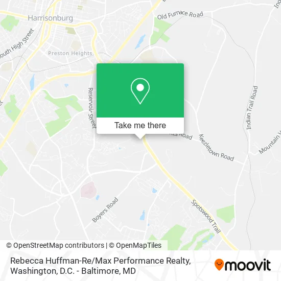 Rebecca Huffman-Re / Max Performance Realty map