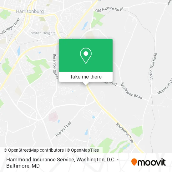 Hammond Insurance Service map