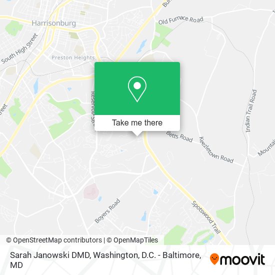 Mapa de Sarah Janowski DMD