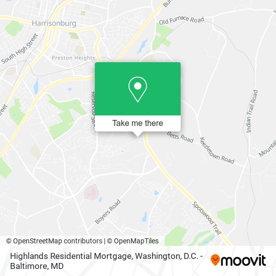 Mapa de Highlands Residential Mortgage