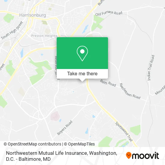 Northwestern Mutual Life Insurance map
