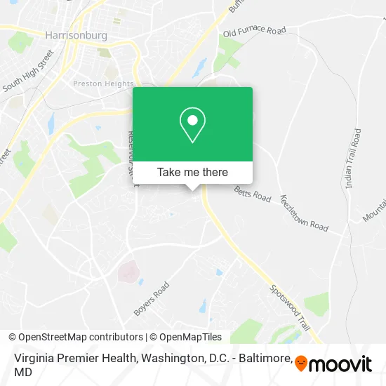 Virginia Premier Health map