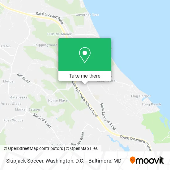 Mapa de Skipjack Soccer