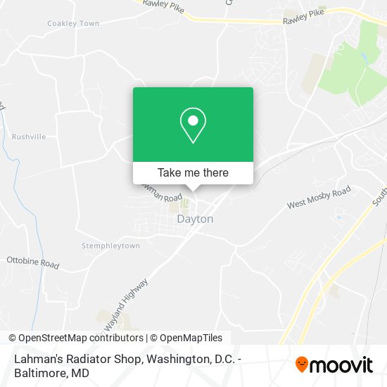 Lahman's Radiator Shop map