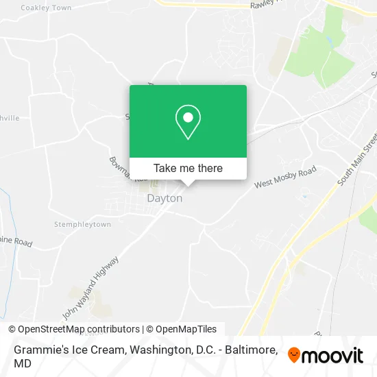 Grammie's Ice Cream map