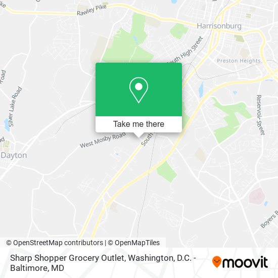 Sharp Shopper Grocery Outlet map