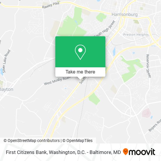 First Citizens Bank map