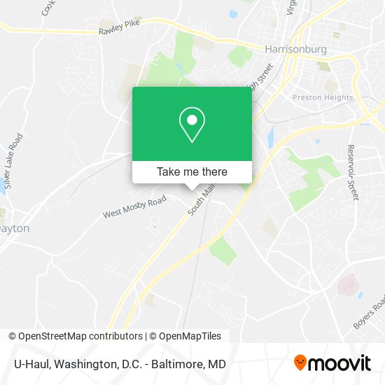 Mapa de U-Haul