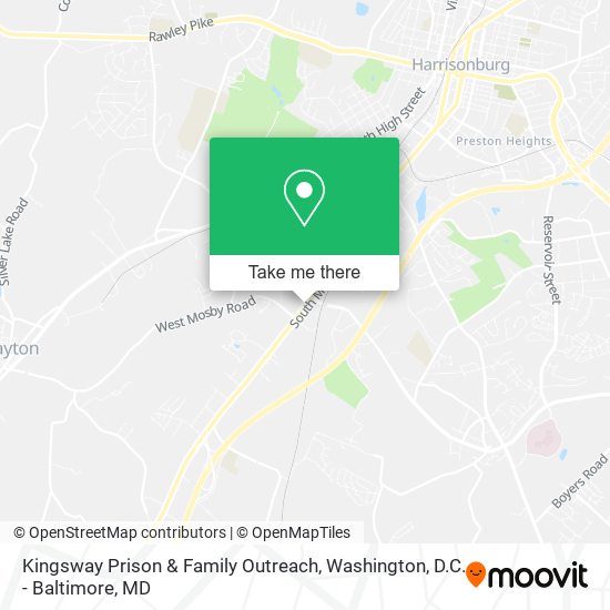 Kingsway Prison & Family Outreach map