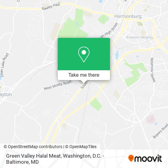 Green Valley Halal Meat map