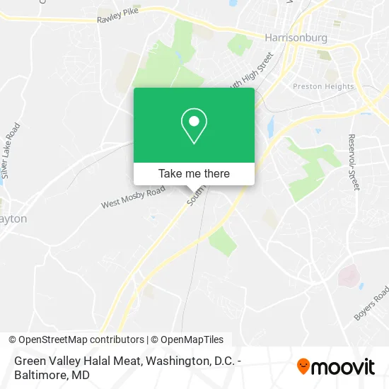 Green Valley Halal Meat map