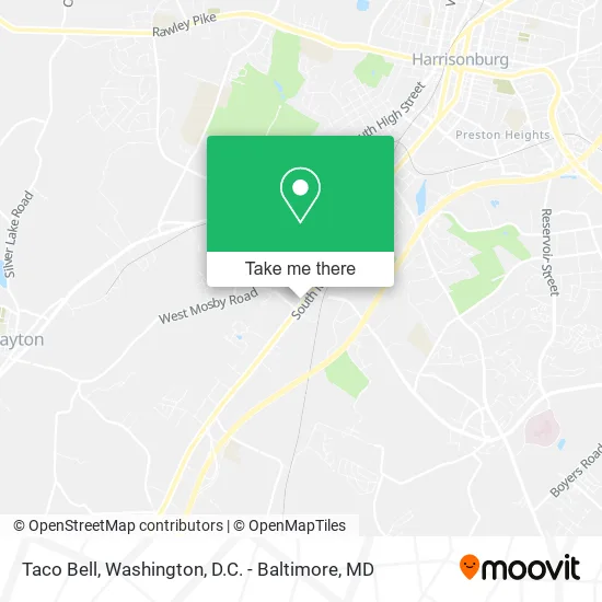 Taco Bell map