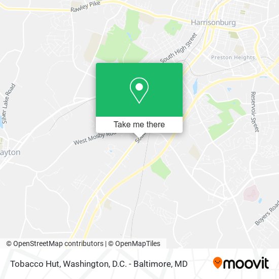 Tobacco Hut map