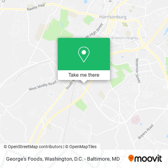 Mapa de George's Foods