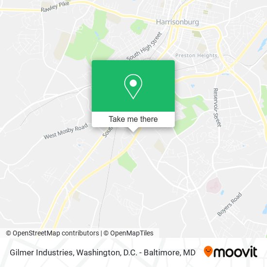 Mapa de Gilmer Industries