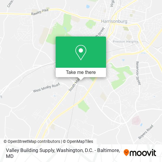 Mapa de Valley Building Supply
