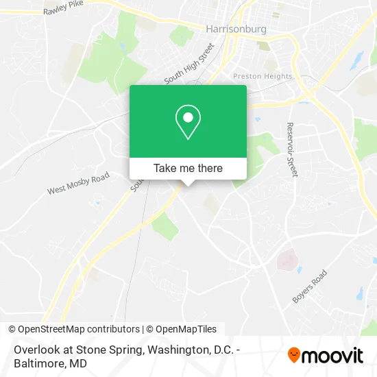 Mapa de Overlook at Stone Spring