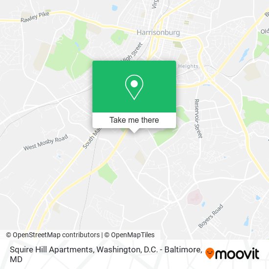 Squire Hill Apartments map