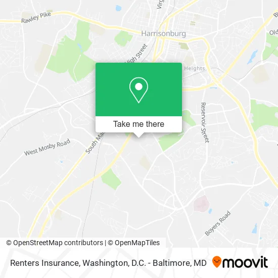 Renters Insurance map