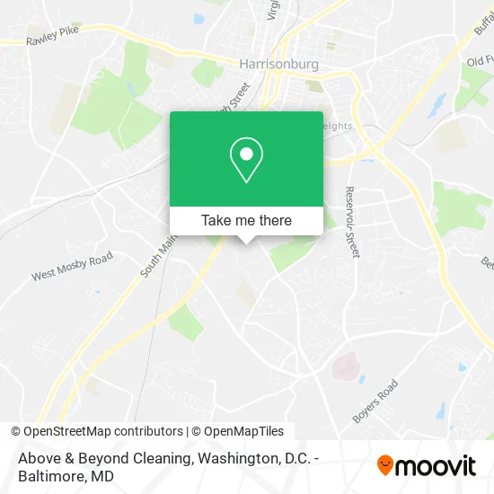 Above & Beyond Cleaning map