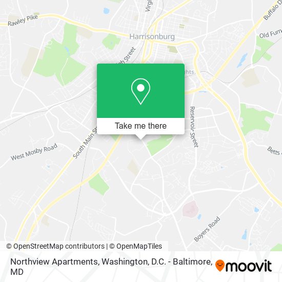 Mapa de Northview Apartments