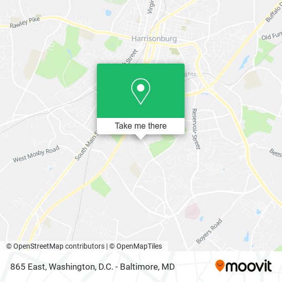 865 East map
