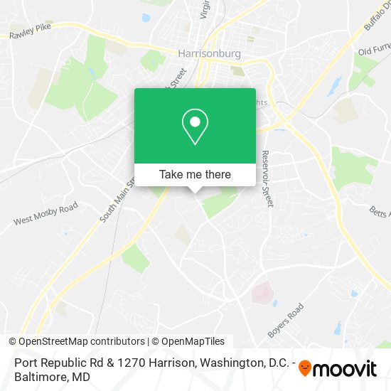 Port Republic Rd & 1270 Harrison map
