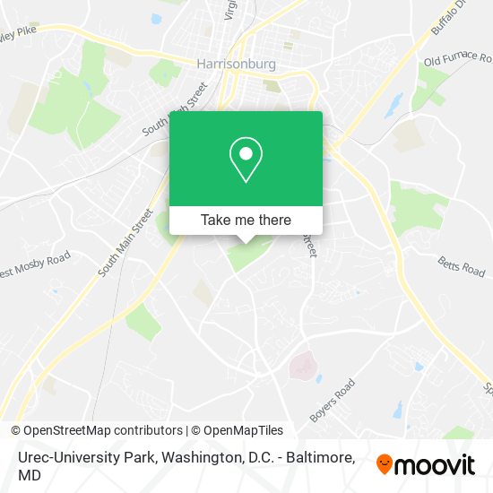 Urec-University Park map