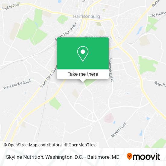 Skyline Nutrition map