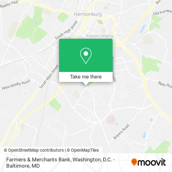 Mapa de Farmers & Merchants Bank