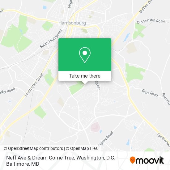 Mapa de Neff Ave & Dream Come True