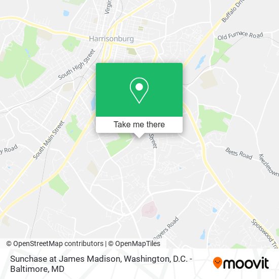 Sunchase at James Madison map