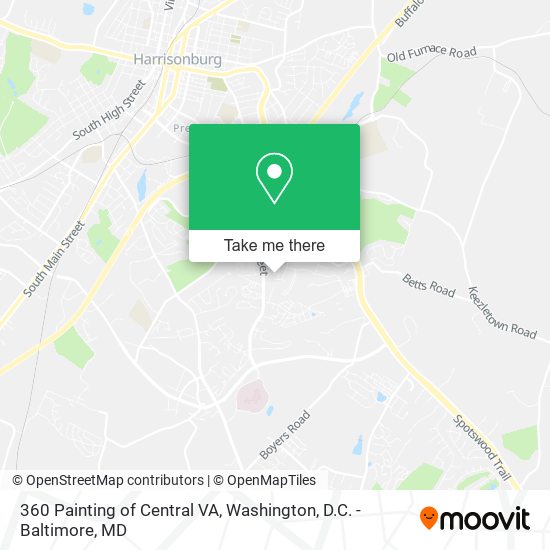 Mapa de 360 Painting of Central VA