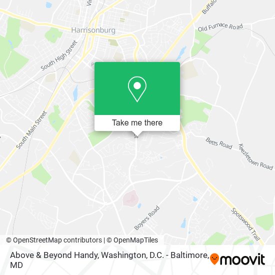 Above & Beyond Handy map