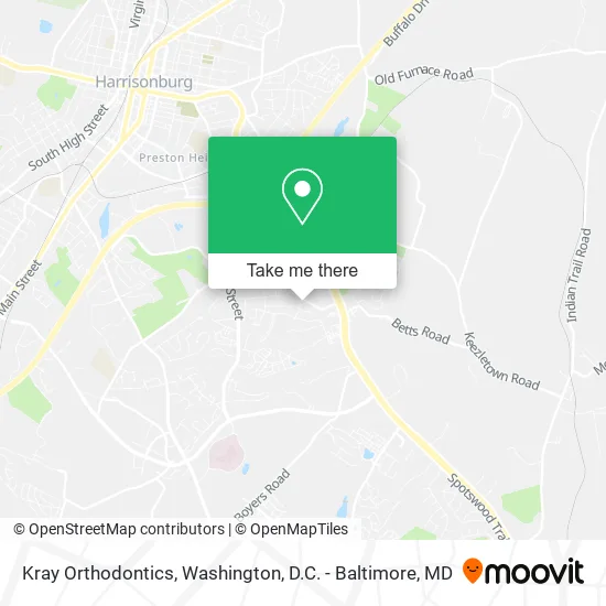 Kray Orthodontics map