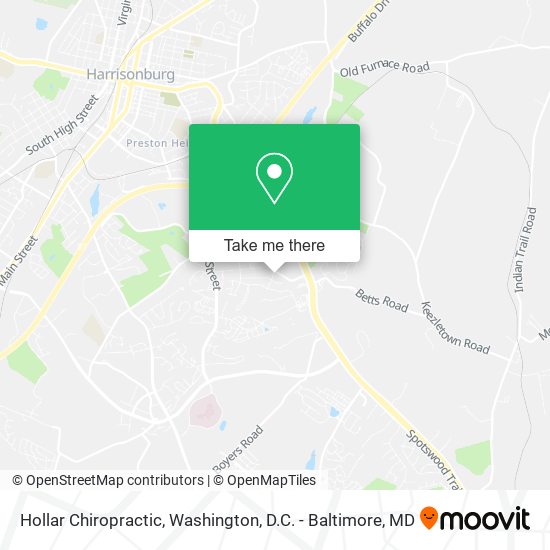 Mapa de Hollar Chiropractic