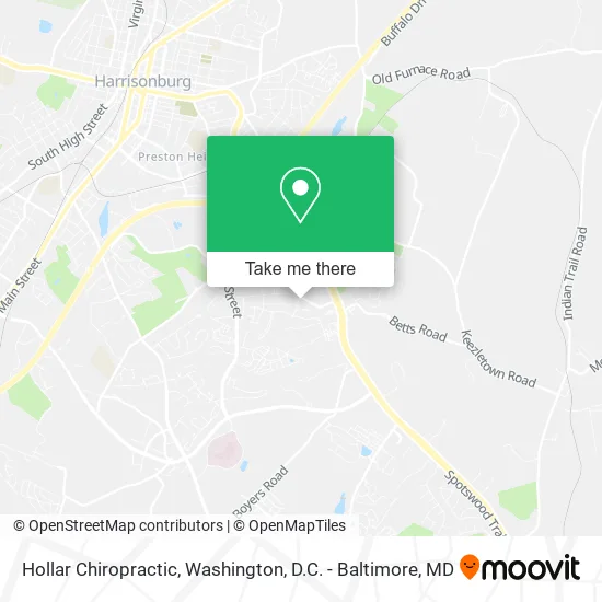 Hollar Chiropractic map
