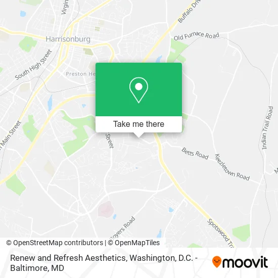 Renew and Refresh Aesthetics map
