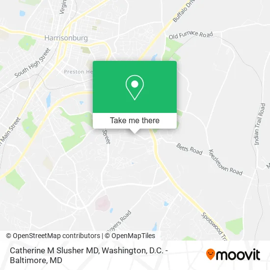Catherine M Slusher MD map