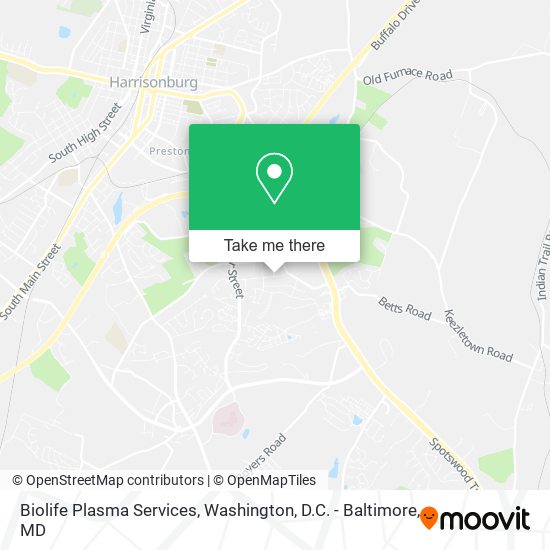 Biolife Plasma Services map