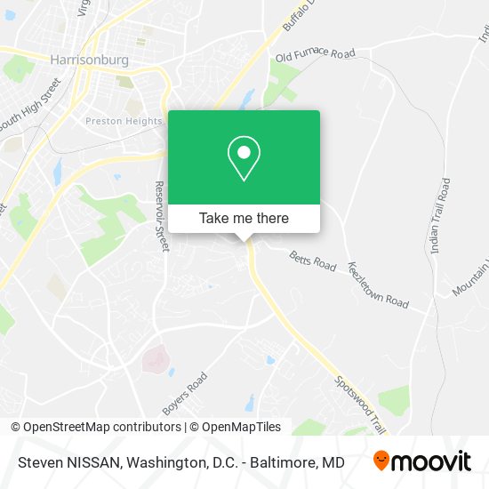 Mapa de Steven NISSAN
