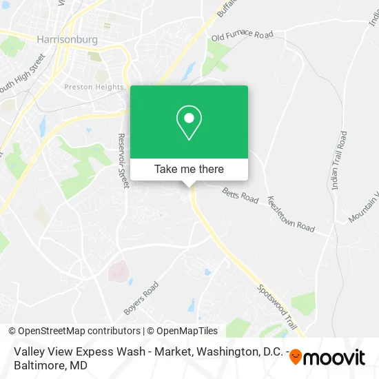 Valley View Expess Wash - Market map