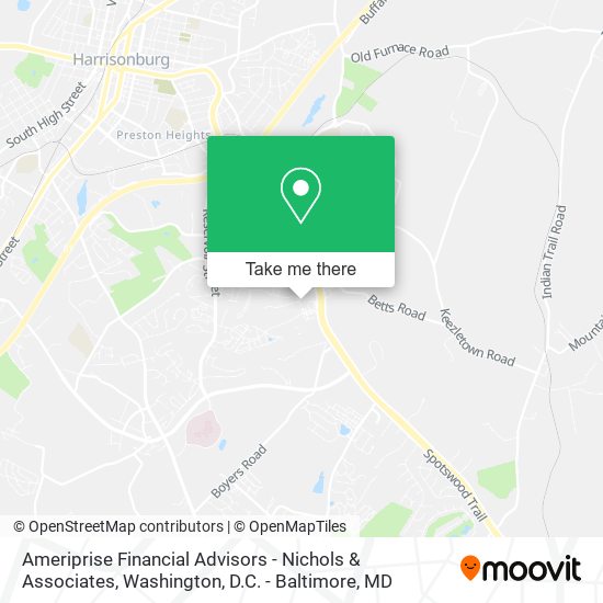 Ameriprise Financial Advisors - Nichols & Associates map