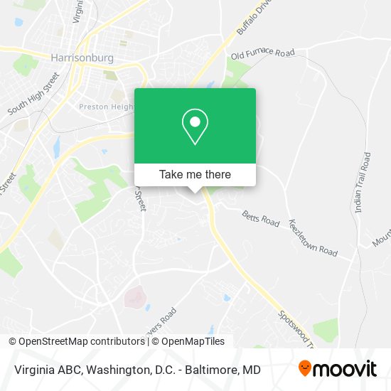Virginia ABC map